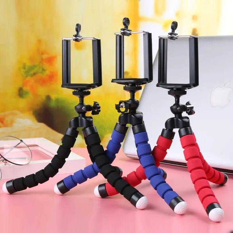 Flexible Sponge Octopus Mini Tripod For Mini Camera Tripod Phone Holder Clip Stand