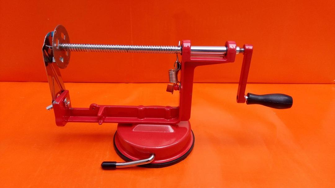 Compact Red Stainless Steel Vegetable Slicer