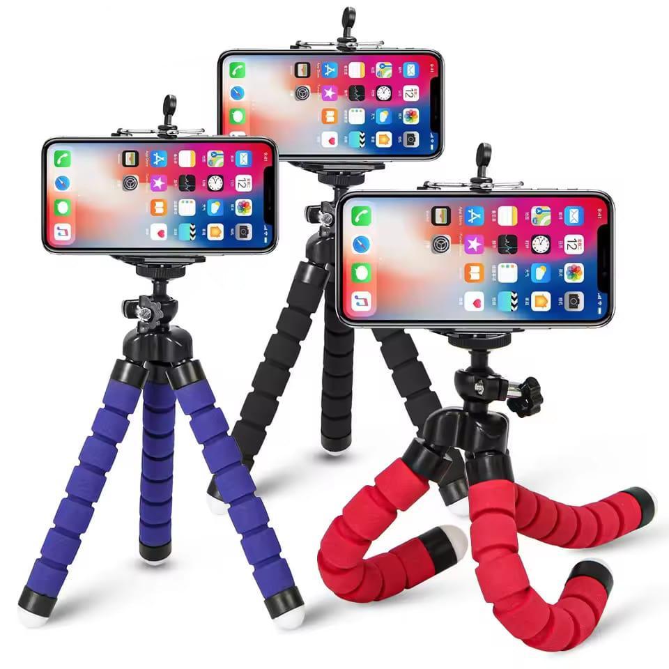 Flexible Sponge Octopus Mini Tripod For Mini Camera Tripod Phone Holder Clip Stand