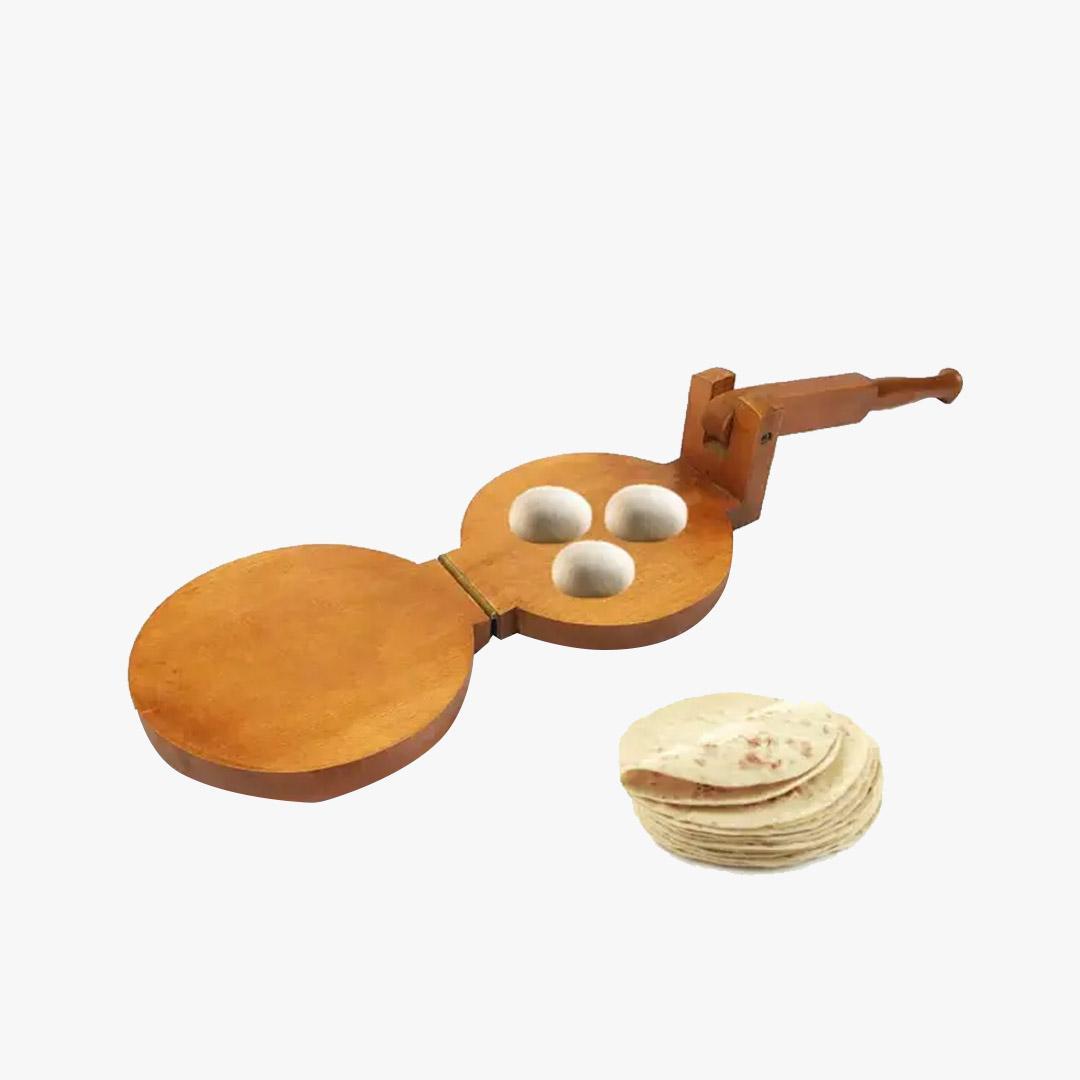 Wooden Puri And Golgappa Maker