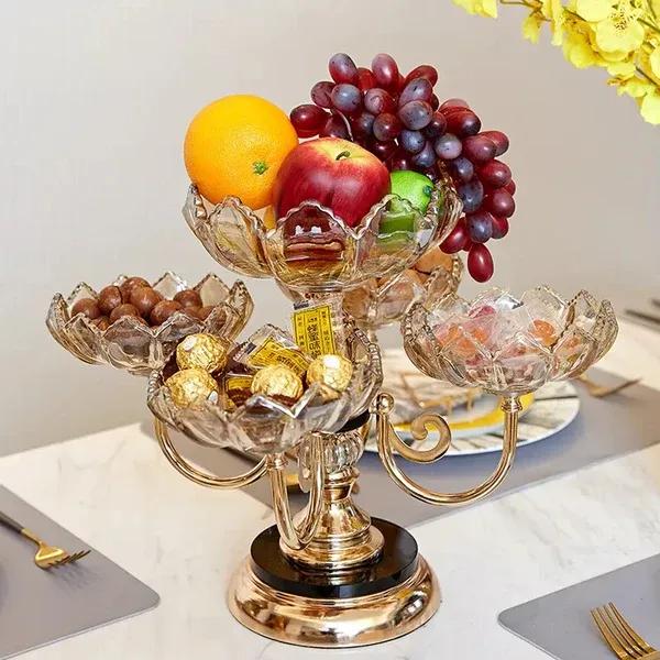 Elegant Golden Decorative Tray