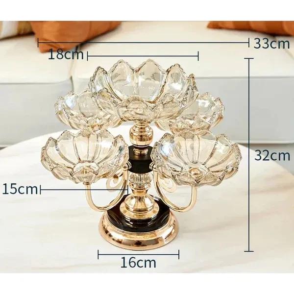 Elegant Golden Decorative Tray